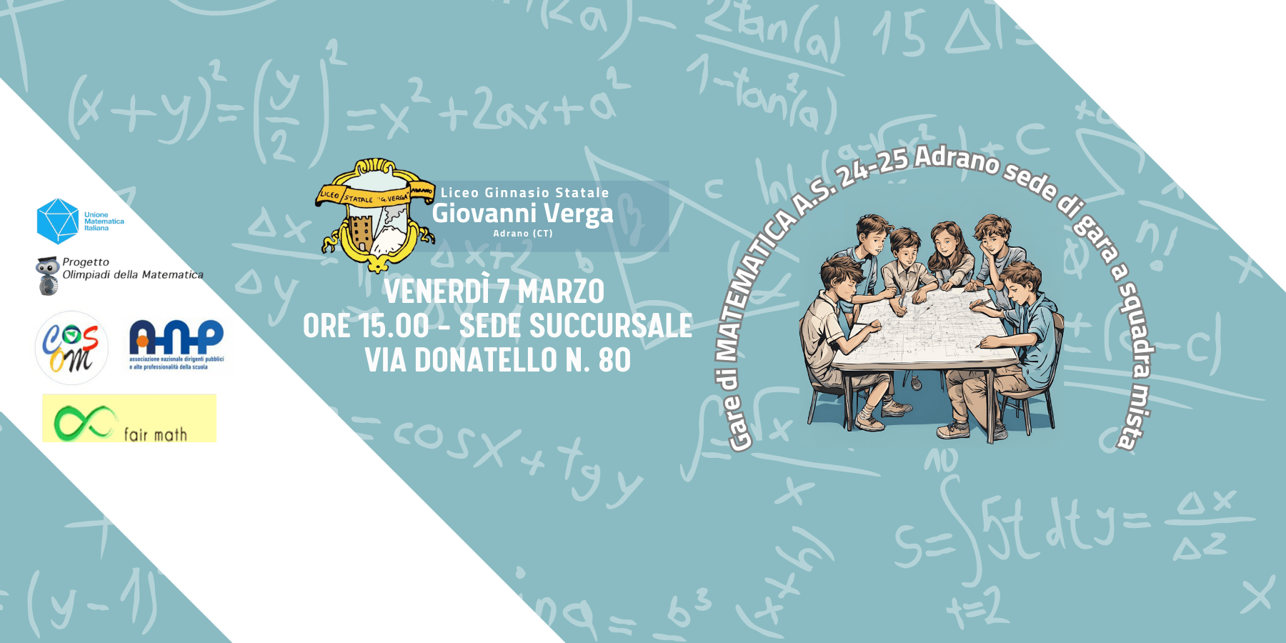 Gare di Matematica 2024-25 – Coppa Verga